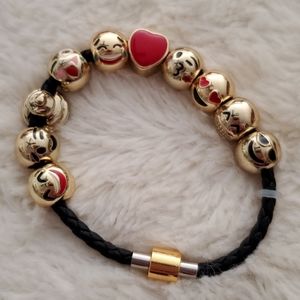 Gold Emoji Bracelet